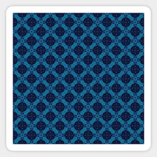 Blue Geometric Pattern Sticker